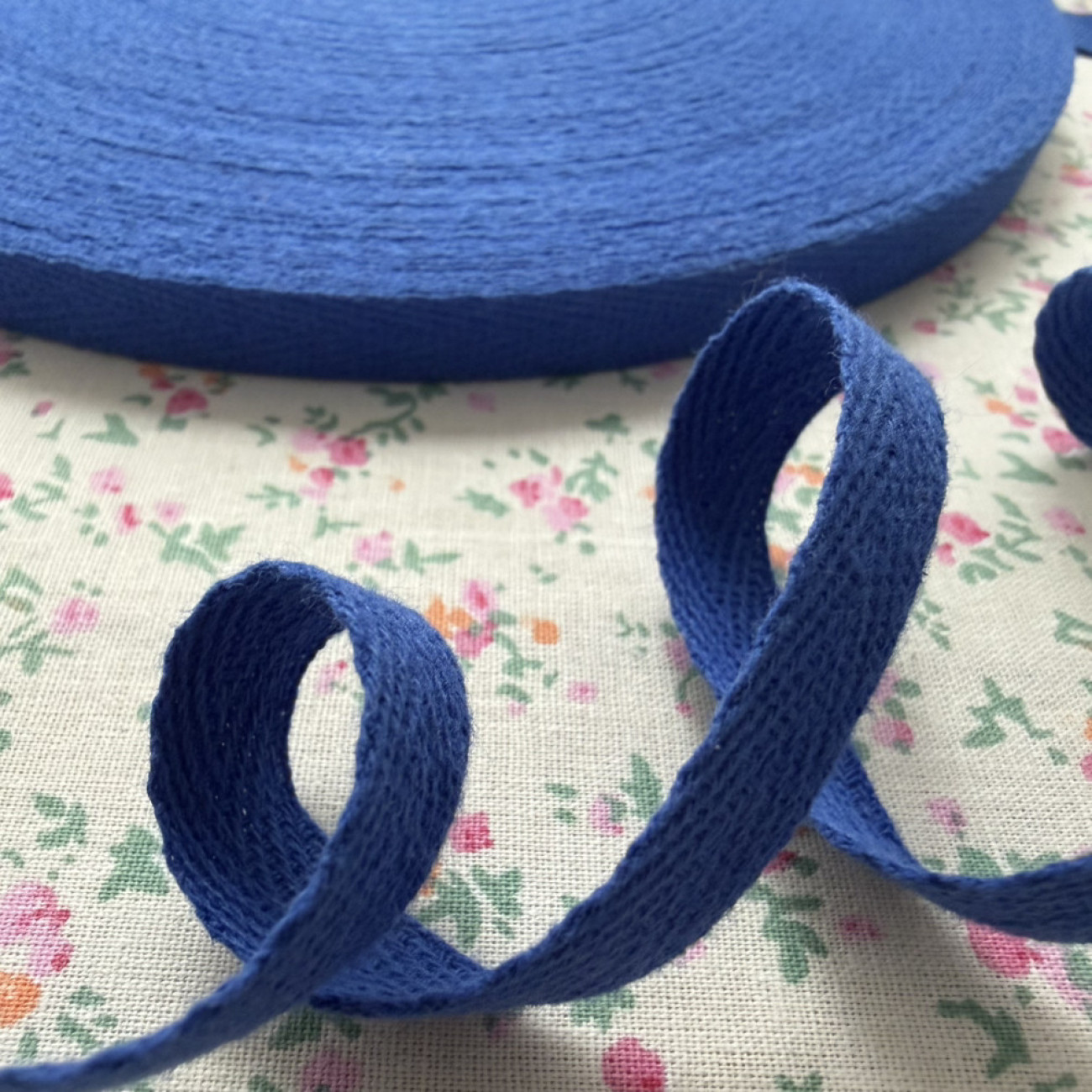 Тасьма кіперна 1 см, синя