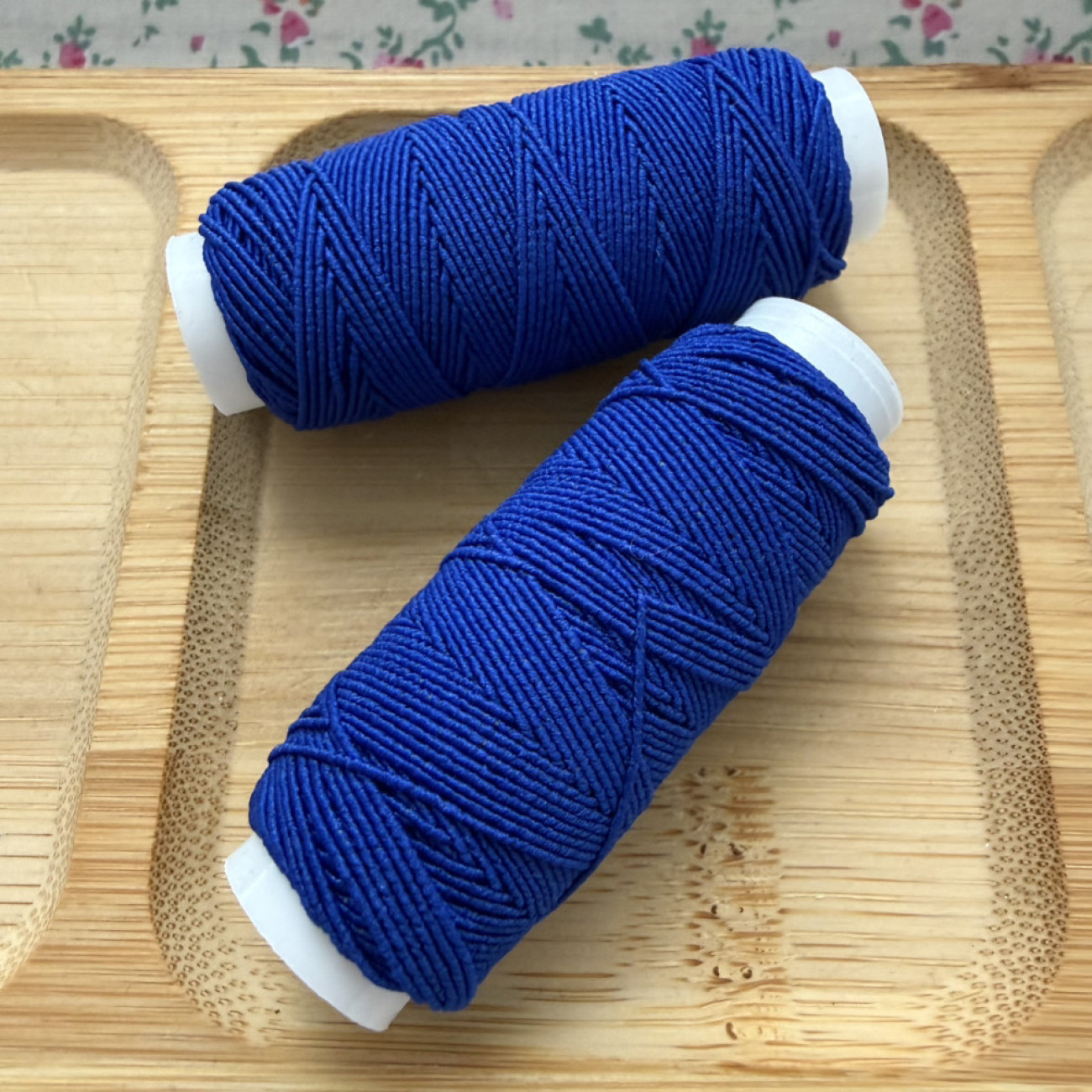 Нитка-резинка (спандекс), синя