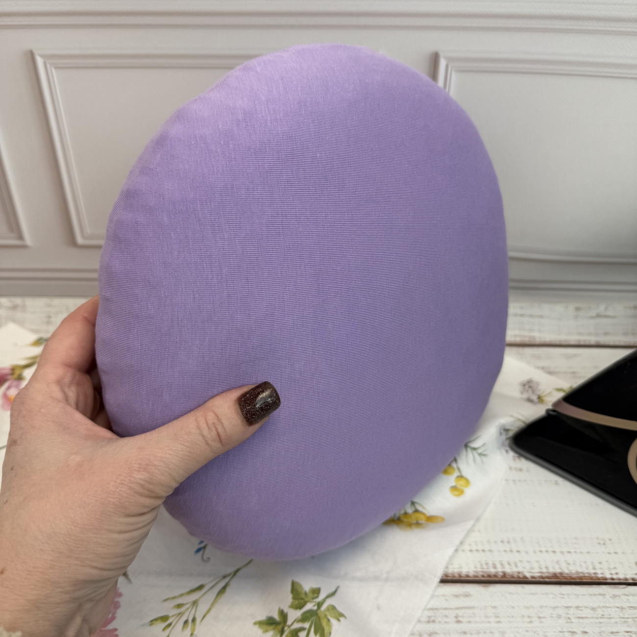 Кравецька подушечка для ВТО Needle Craft Кругла Лілова
