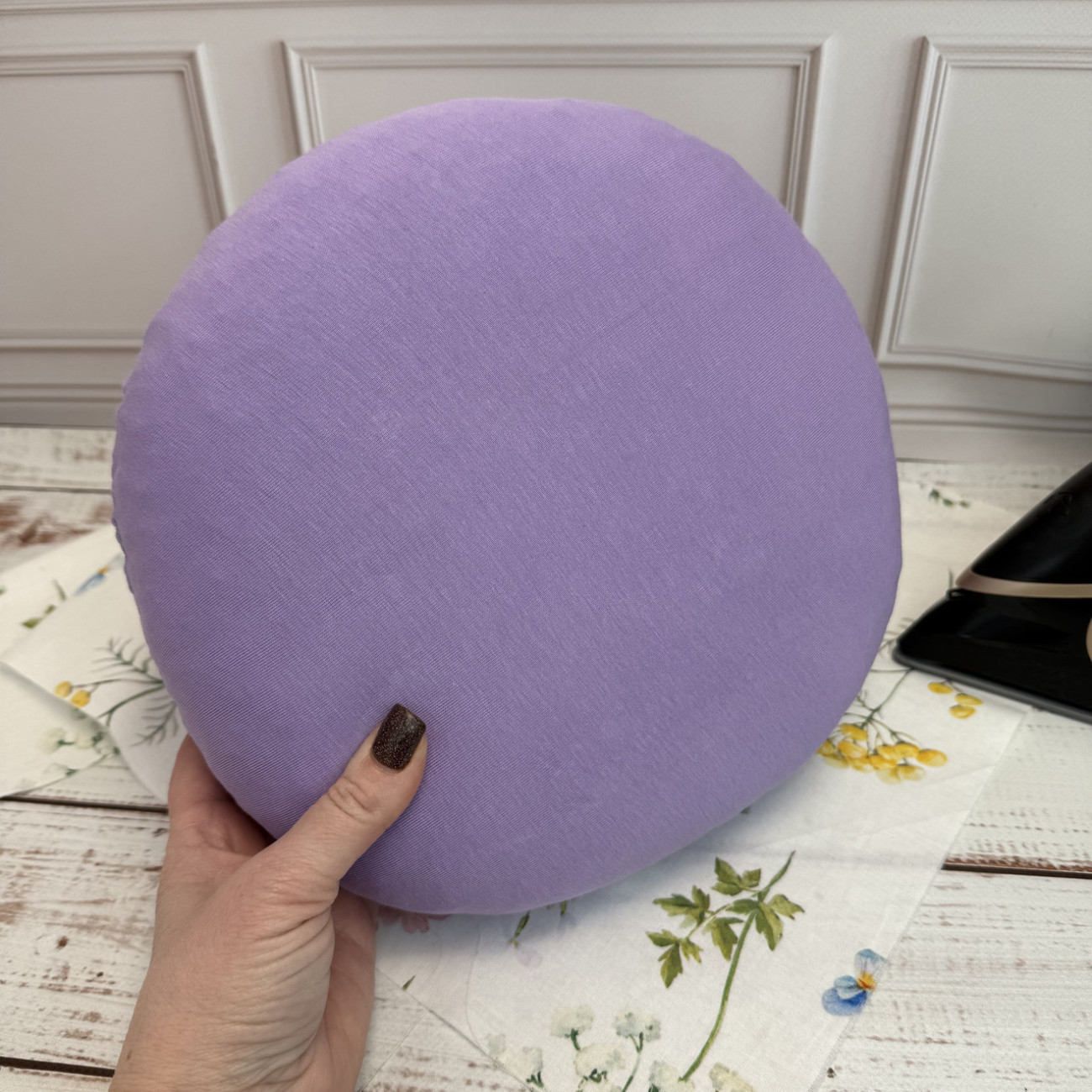 Кравецька подушечка для ВТО Needle Craft Кругла Лілова