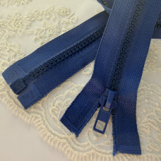 Тракторна блискавка роз'ємна , 55 см, сапфірово-синя