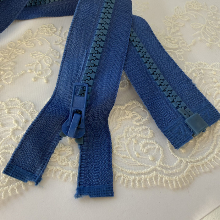 Тракторна блискавка роз'ємна , 55 см, синя