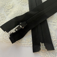 Вита блискавка роз'ємна, 55 см, чорна