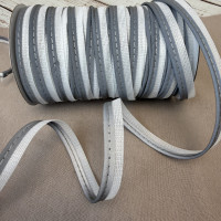 Кант світловідбиваючий вшивний 13 мм — для одягу, сумок і аксесуарів