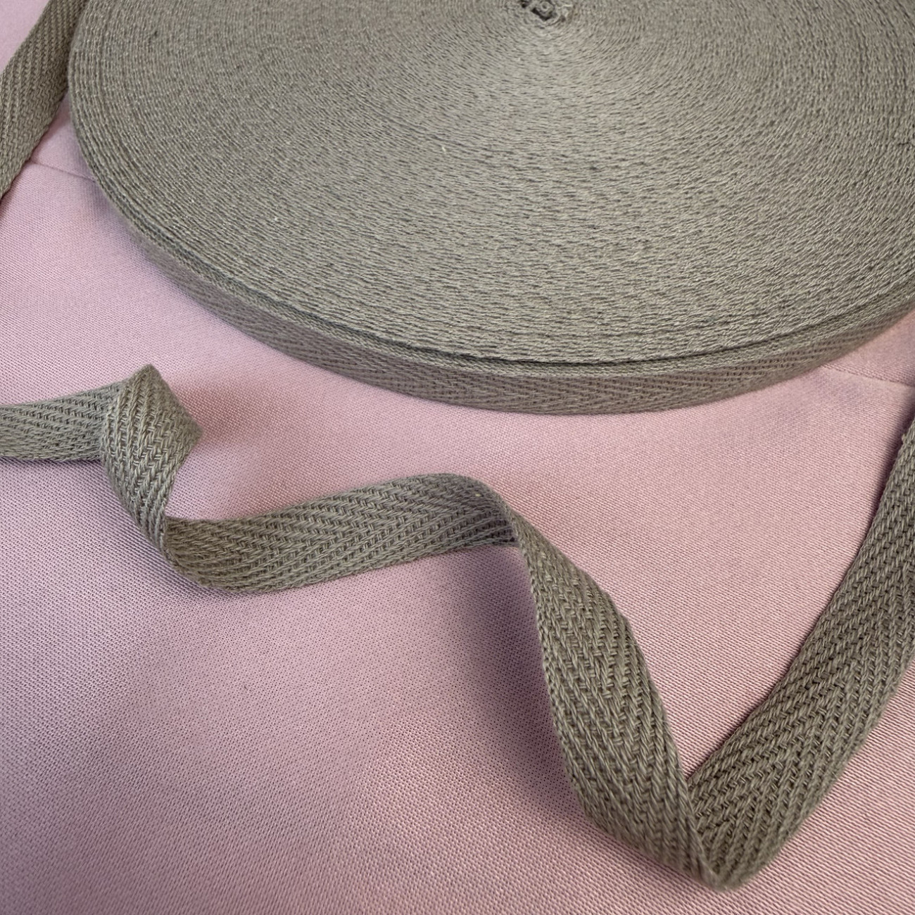 Тасьма кіперна 1 см, капучіно