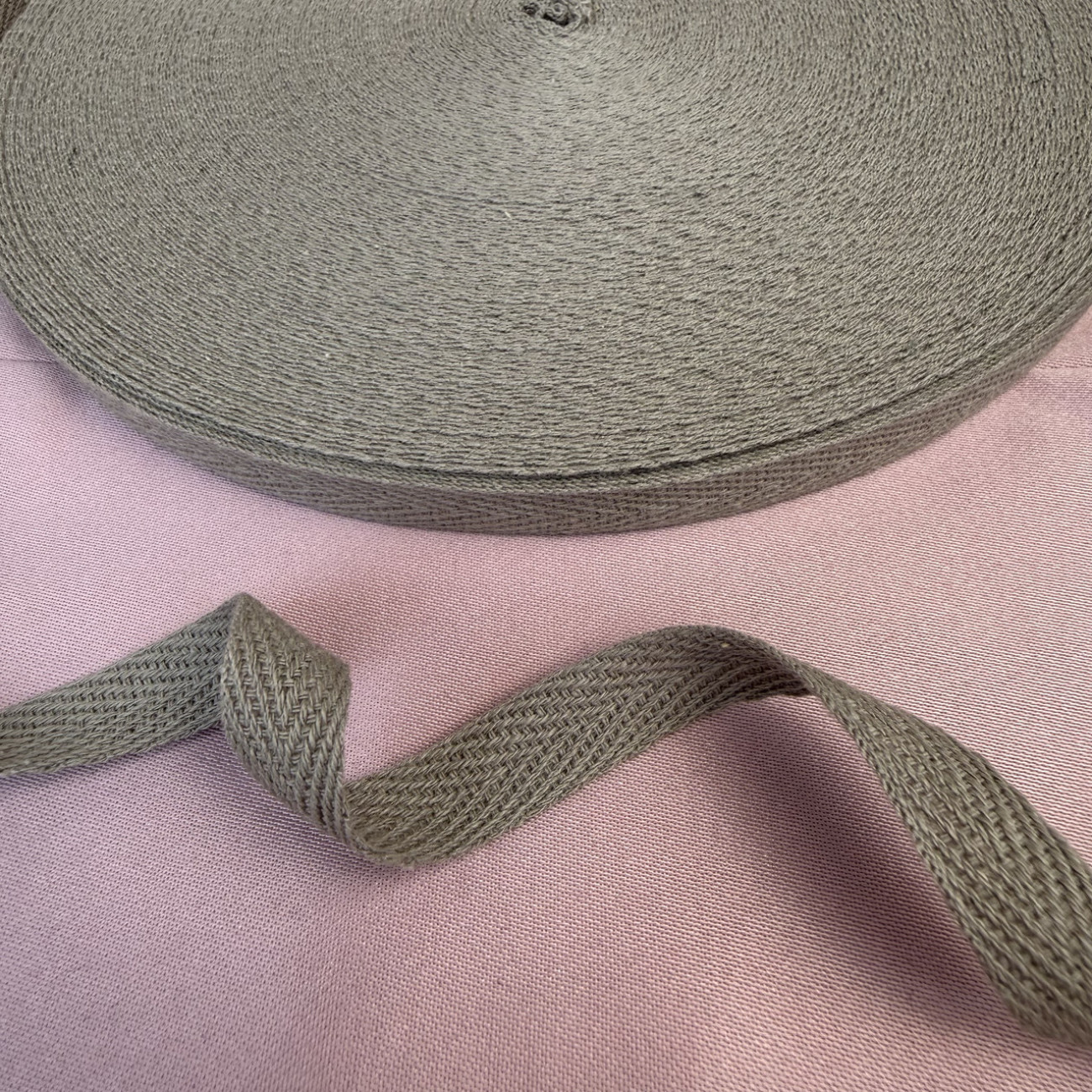 Тасьма кіперна 1 см, капучіно