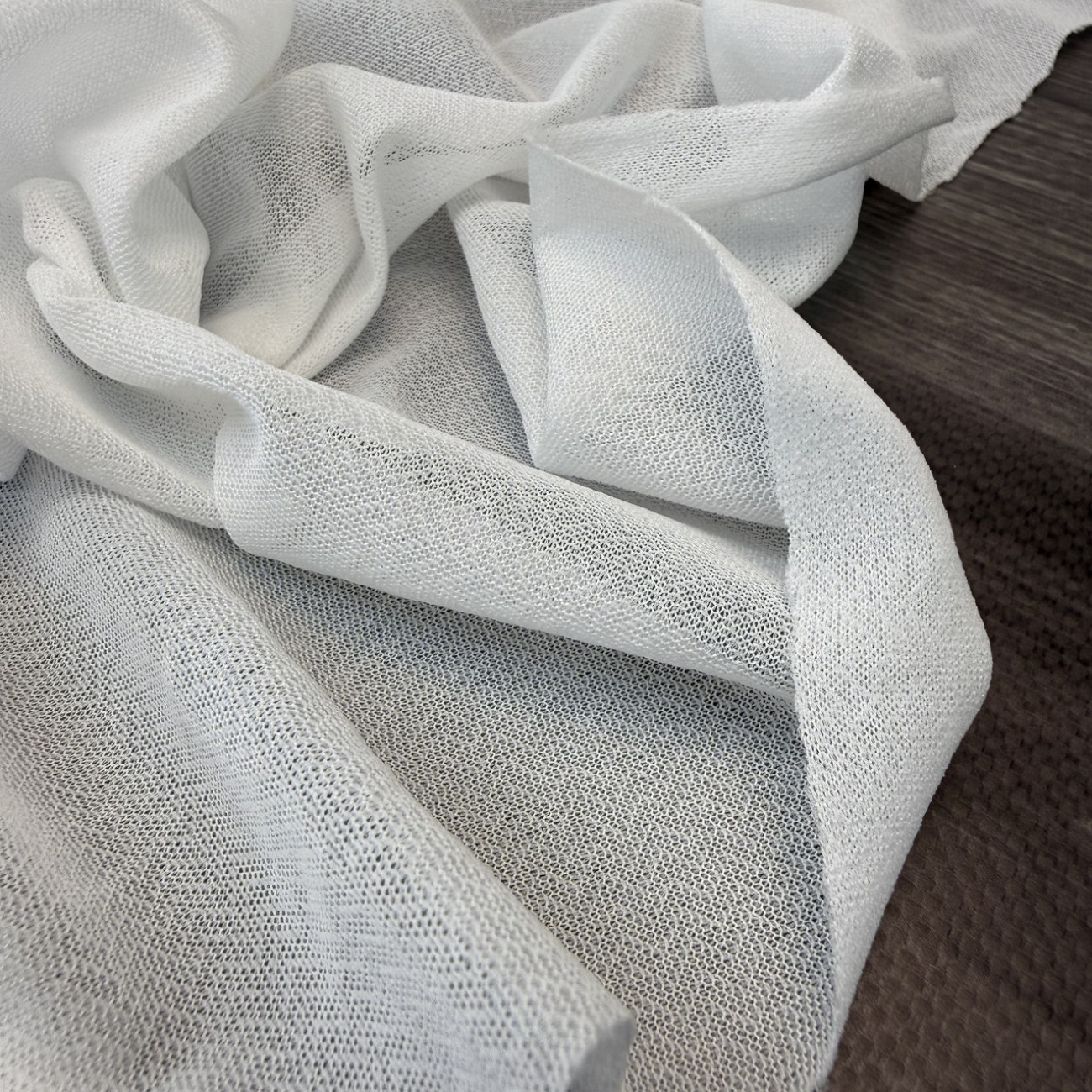 Дублерин клейовий Стрейчовий білий 150 см