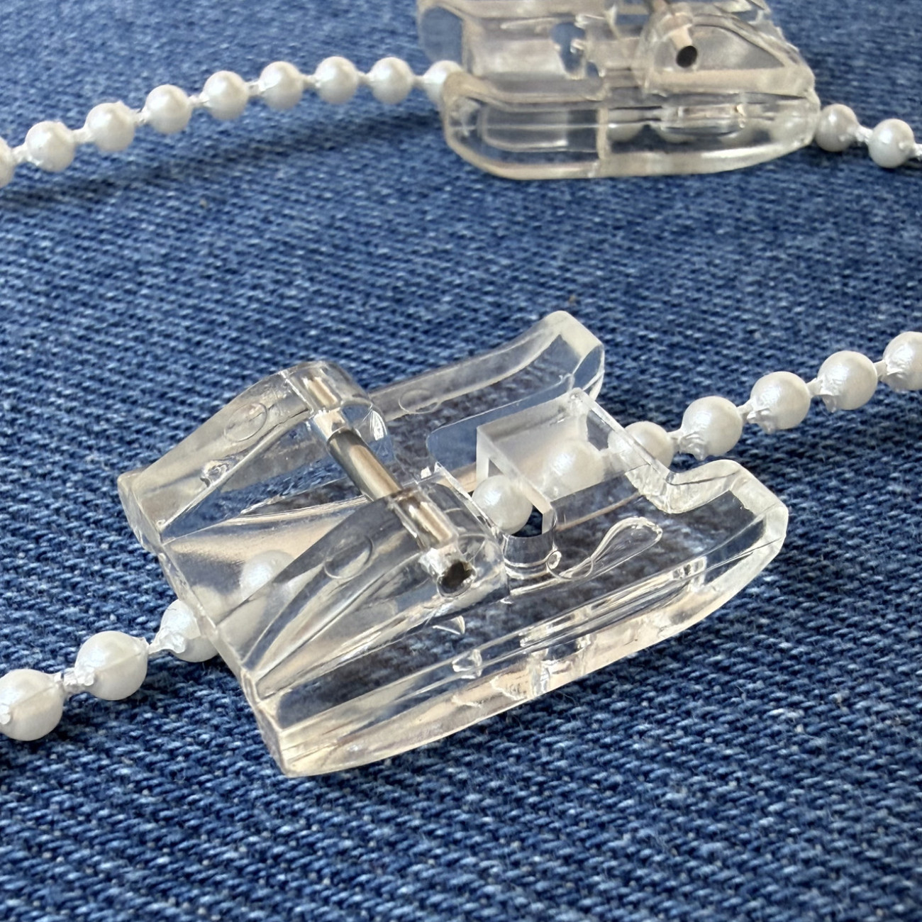 Лапка для пришивання бісеру (прозора) для побутових швейних машин - 2-5 мм