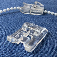 Лапка для пришивання бісеру (прозора) для побутових швейних машин - 2-5 мм