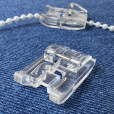 Лапка для пришивання бісеру (прозора) для побутових швейних машин - 2-5 мм