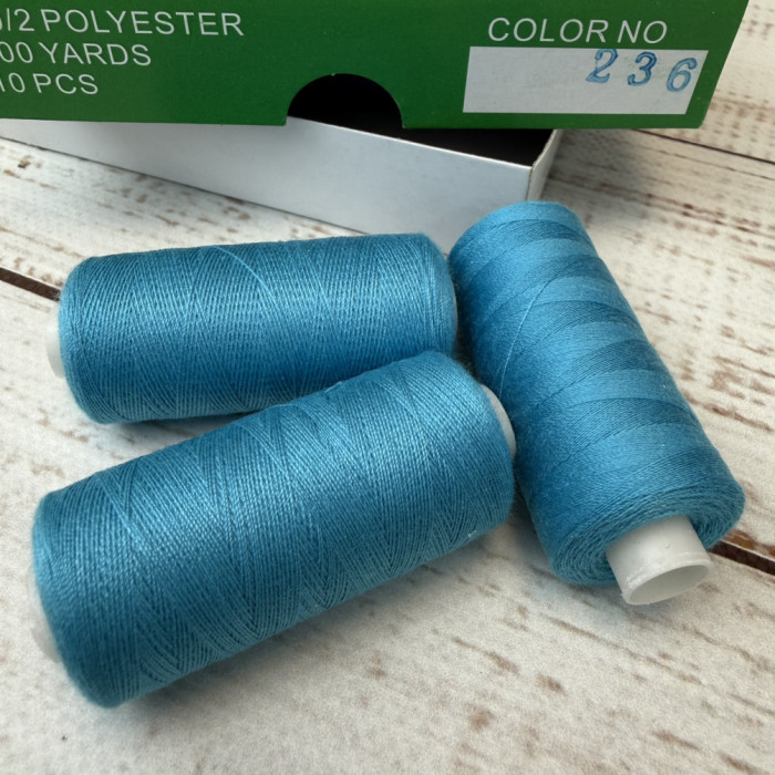 Нитки для шиття Peri 100% поліестер, 40/2, 400Y (№236)