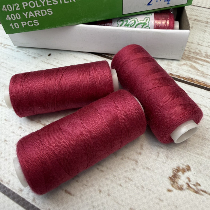 Нитки для шиття Peri 100% поліестер, 40/2, 400Y (№244)