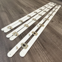 Бюск корсетний білий, 40 см, 8 застібок