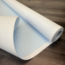 Папір масштабно-координатний (міліметрівка) 64см*10м, блакитний