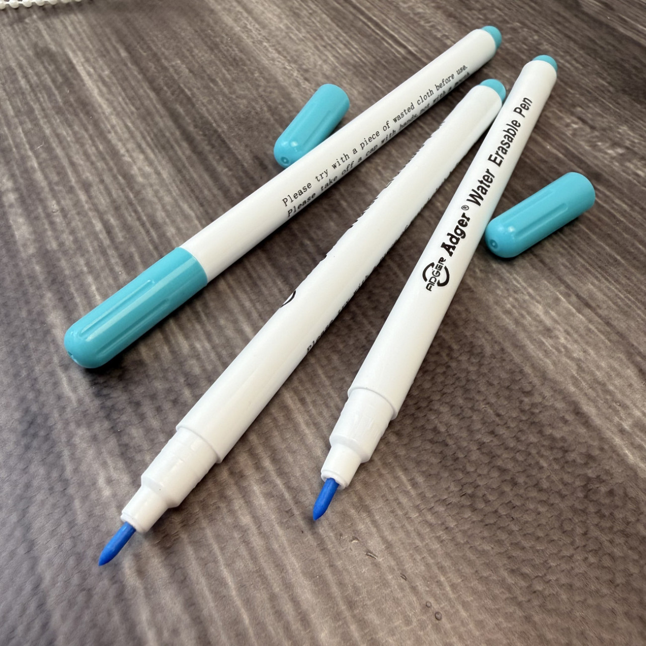 Маркер Adger блакитний (водозмивний)