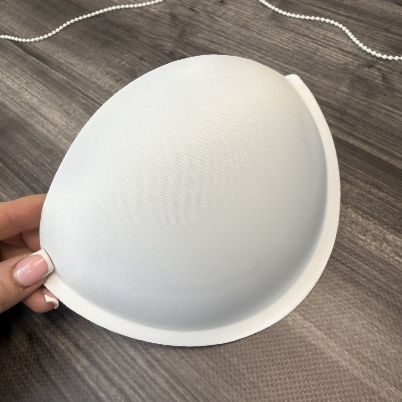 Корсетні чашки класичні з пушапом, розмір XXL, білі