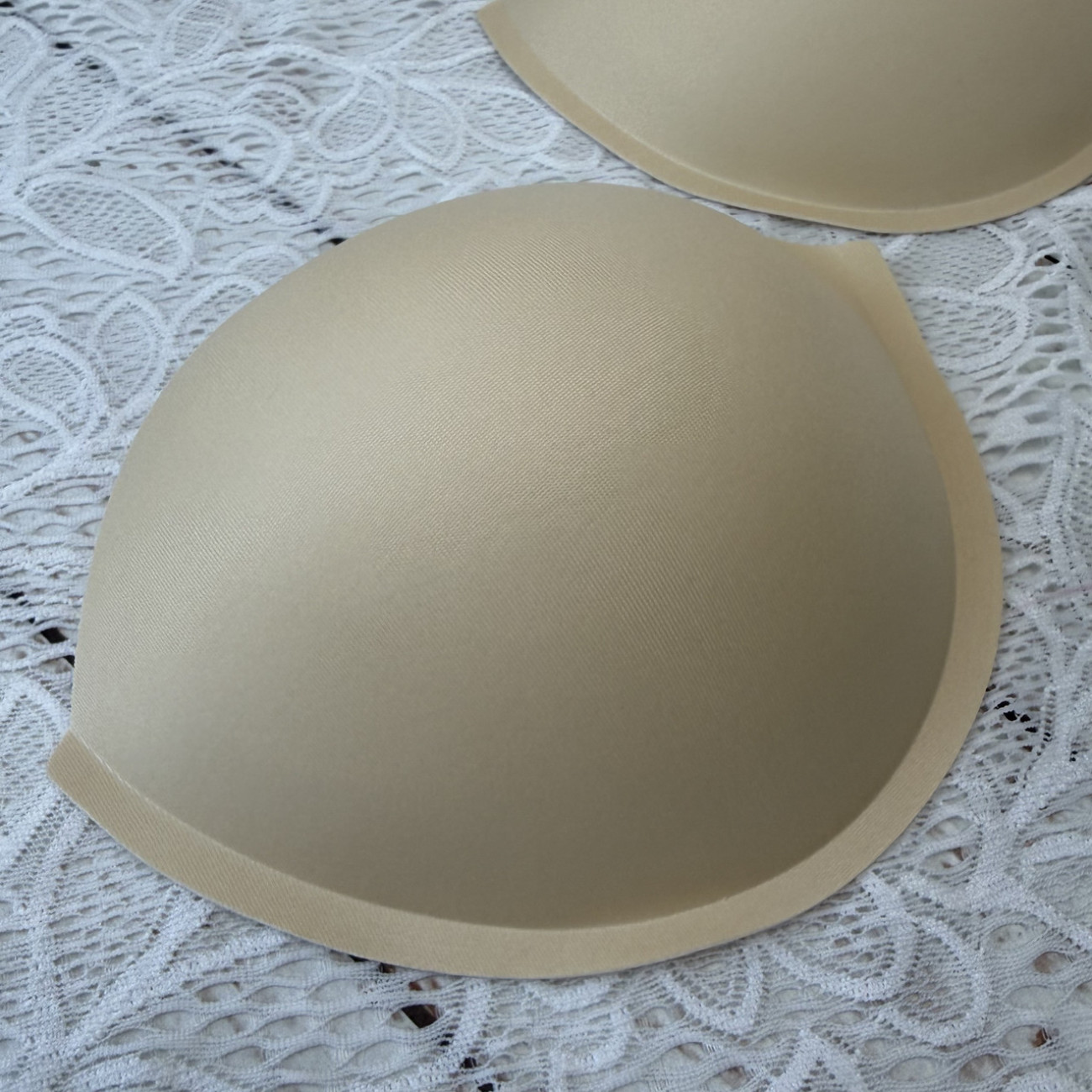 Корсетні чашки класичні з пушапом, розмір XXL, бежеві