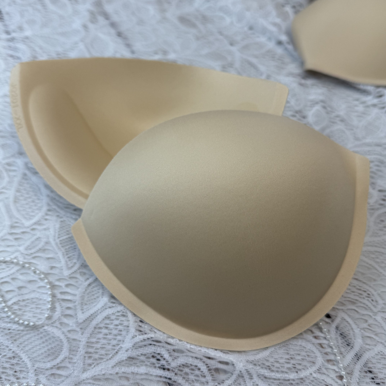 Корсетні чашки класичні з пушапом, розмір XXL, бежеві