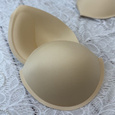 Корсетні чашки класичні з пушапом, розмір XXL, бежеві