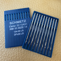 Голки Schmetz 134-35 LR (DPx35 LR) №90 для промислових швейних машин — для шкіри та декоративного шва