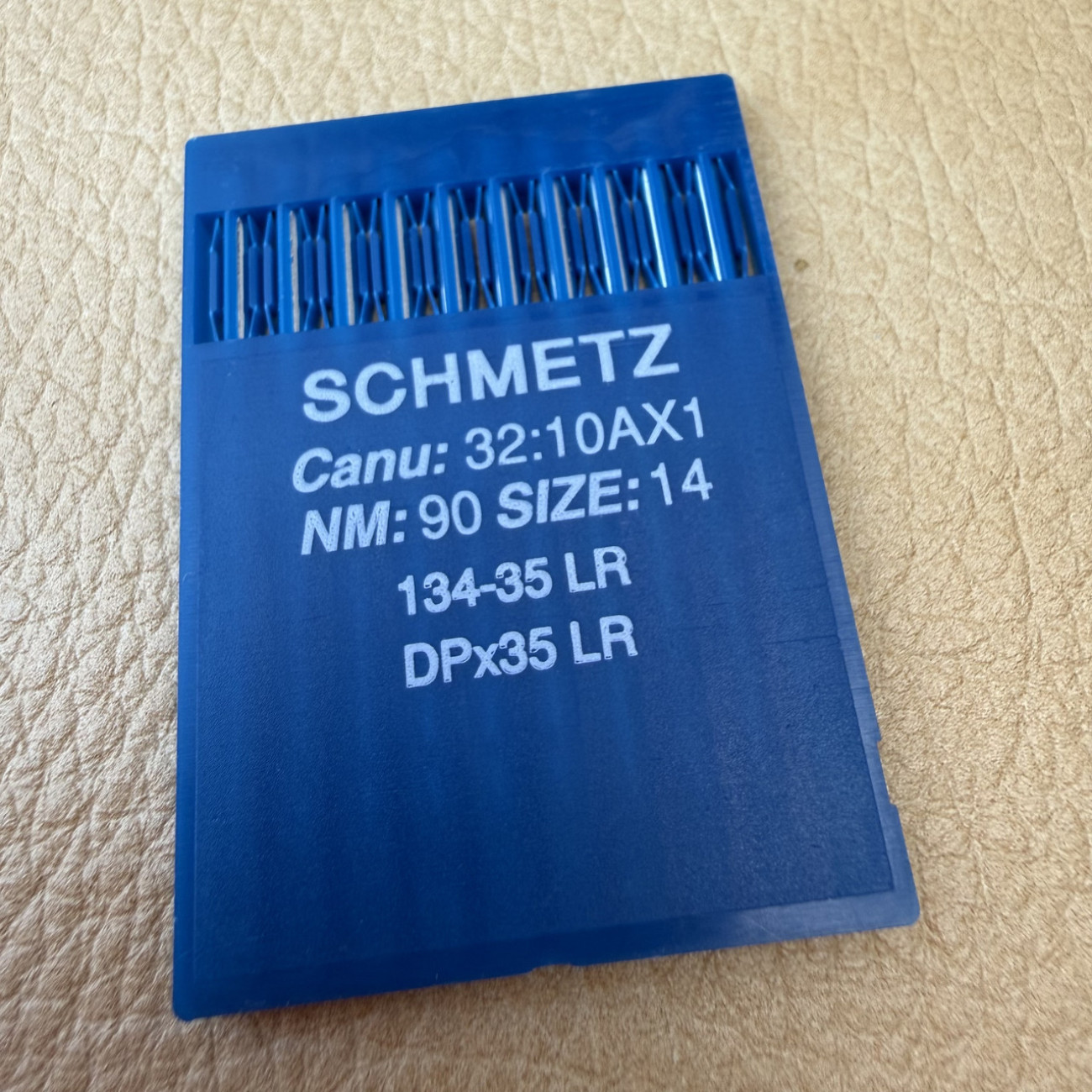 Голки Schmetz 134-35 LR (DPx35 LR) №90 для промислових швейних машин — для шкіри та декоративного шва